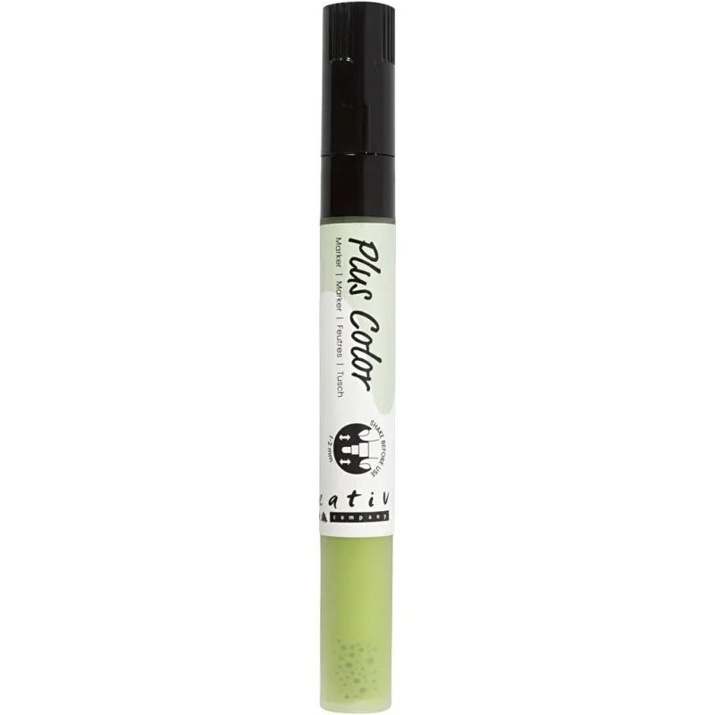 Plus Color Marker, L 14,5 cm, Strichstärke 1-2 mm, Laubgrün, 5,5 ml, 1 Stk