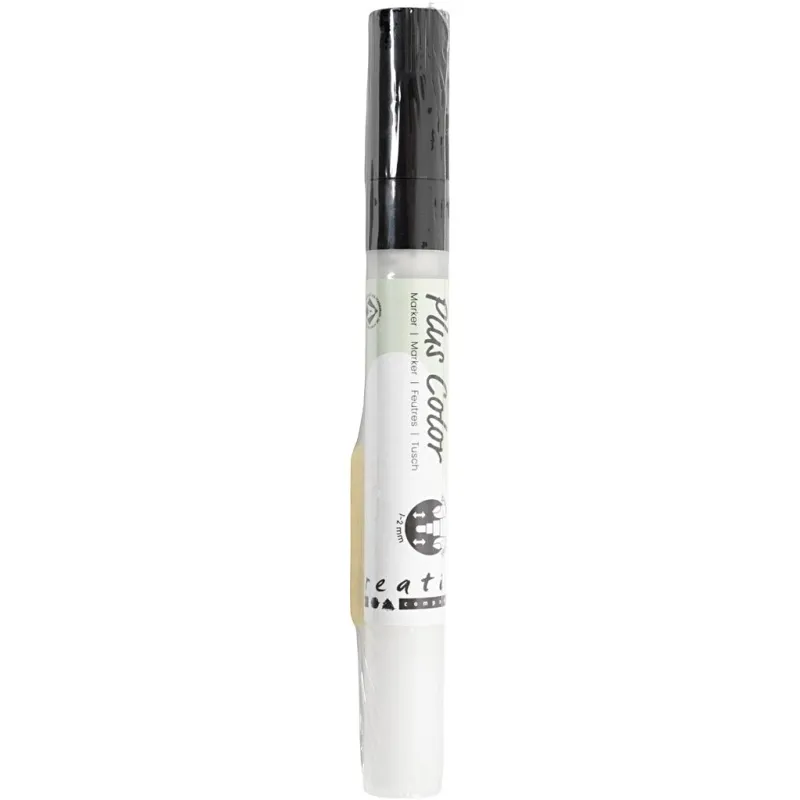 Plus Color Marker, L 14,5 cm, Strichstärke 1-2 mm, Naturweiß, 5,5 ml, 1 Stk