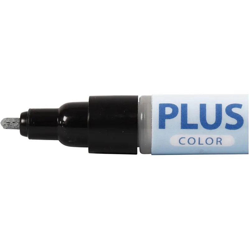 Plus Color Marker, L 14,5 cm, Strichstärke 1-2 mm, Regengrau, 5,5 ml, 1 Stk