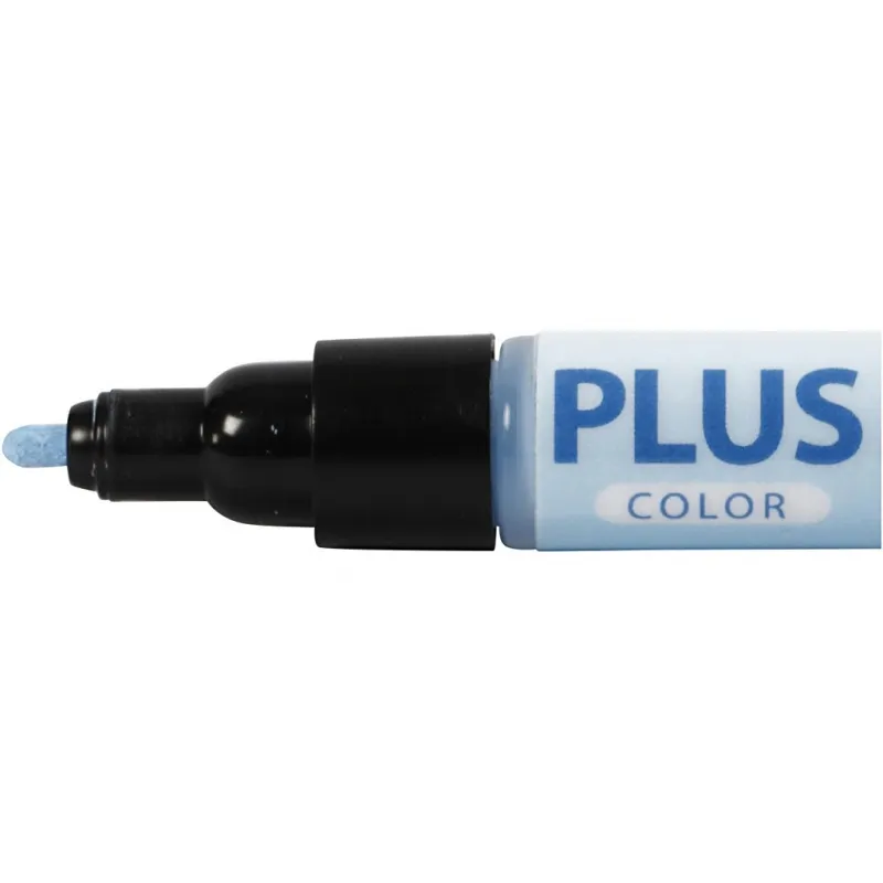 Plus Color Marker, L 14,5 cm, Strichstärke 1-2 mm, Himmelblau, 5,5 ml, 1 Stk