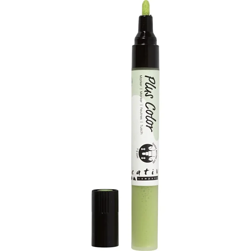 Plus Color Marker, L 14,5 cm, Strichstärke 1-2 mm, Sortierte Farben, 5,5 ml, 18 Stk/ 1 Pck