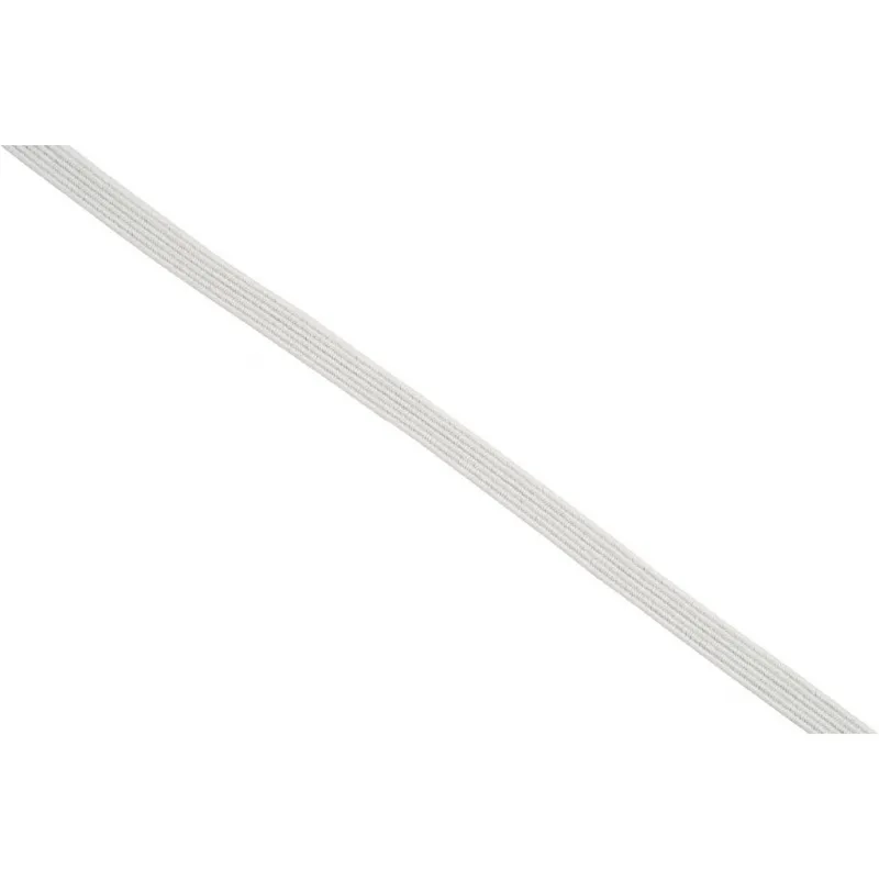 Elastikband, B 6 mm, Weiß, 50 m/ 1 Rolle