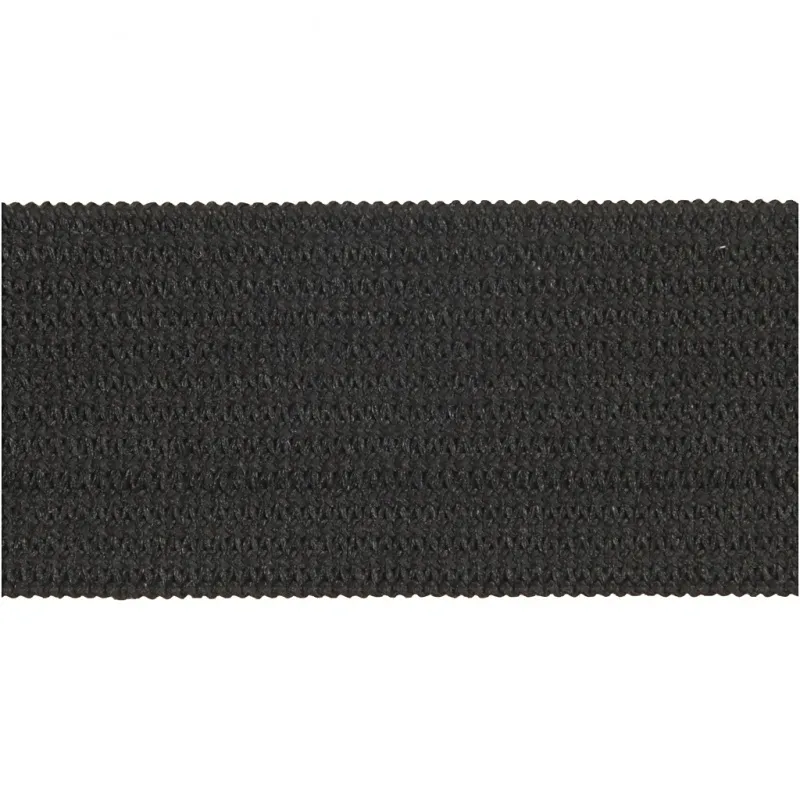 Elastikband, B 20 mm, Schwarz, 25 m/ 1 Rolle
