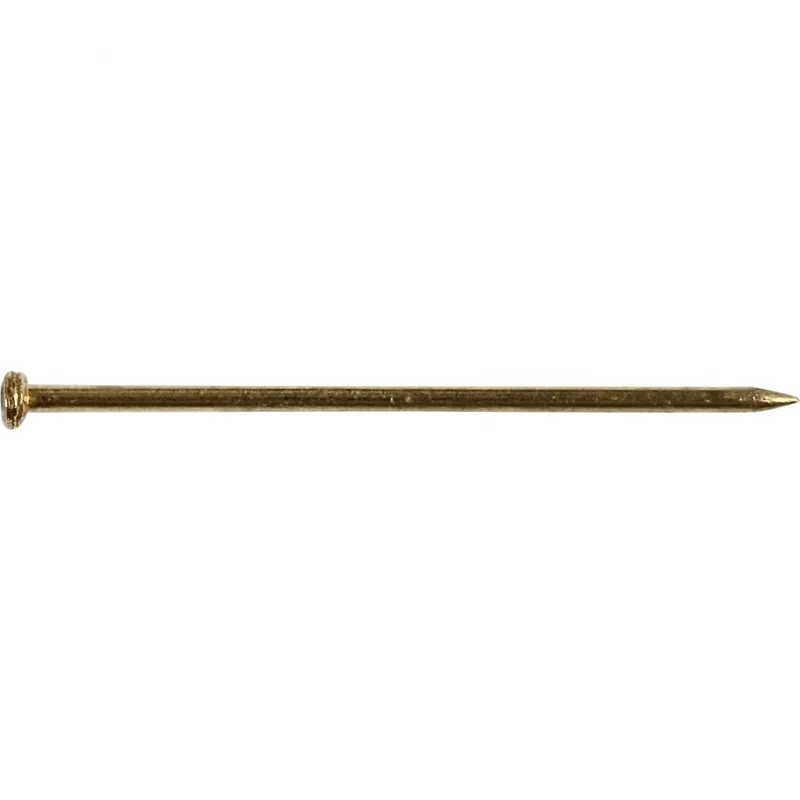 Stecknadeln, L 16 mm, Dicke 0,65 mm, ca. 500 Stk, Gold, 35 g/ 1 Pck