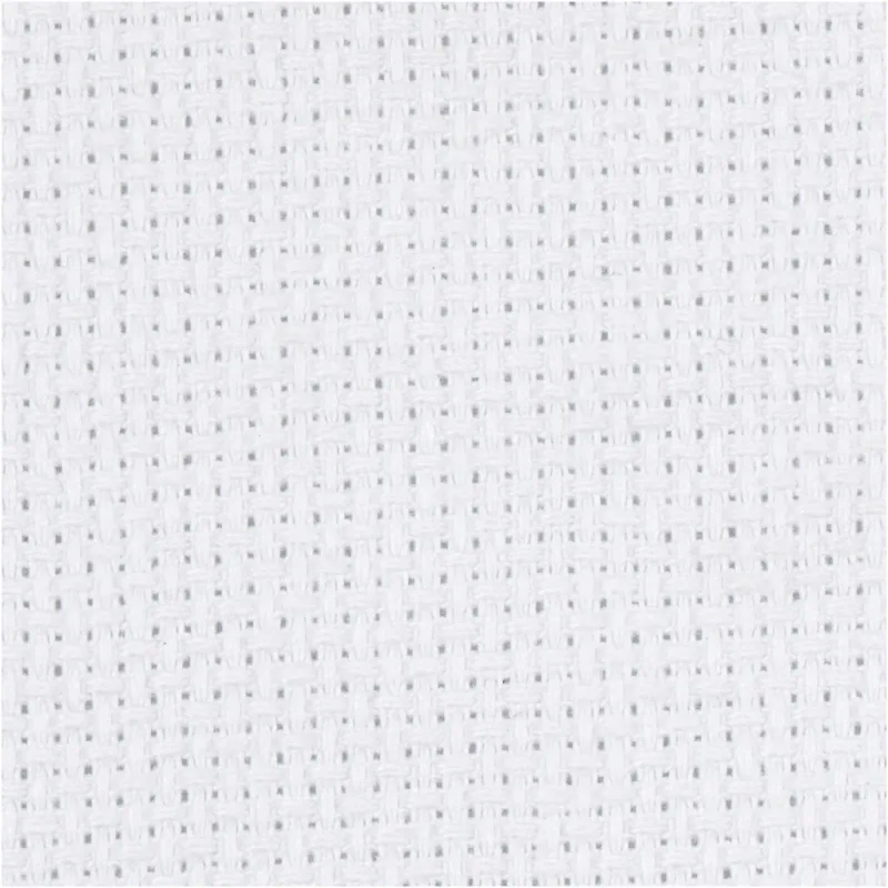 Aida-Stoff, B 150 cm, 70 Kästchen pro 10 cm, Weiß, 3 m/ 1 Stk