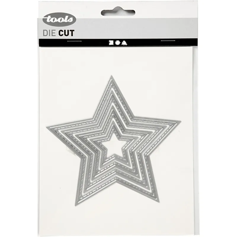 Stanz- und Prägeformen, Sterne, D 3,5-11,5 cm, 1 Stk