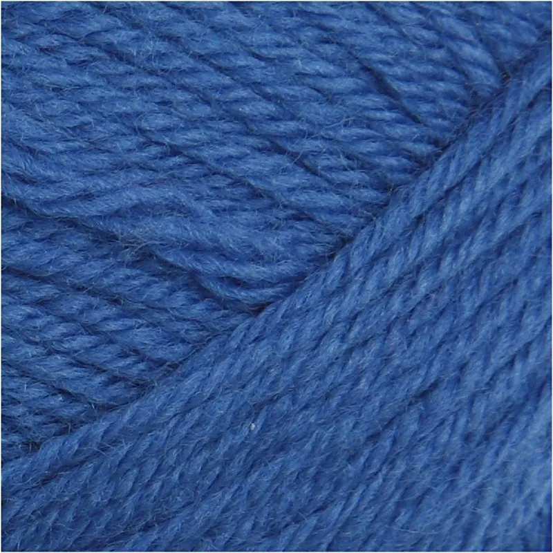Babywolle, L 172 m, Blau, 50 g/ 1 Knäuel