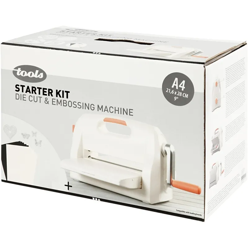 Stanz- und Prägegerät - Starter Kit, A4, Blatt 210x297 mm, 1 Set