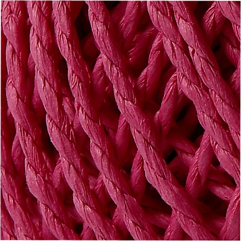 Papiergarn, Dicke 2,5-3 mm, Pink, 150 g, 40 m/ 1 Knäuel