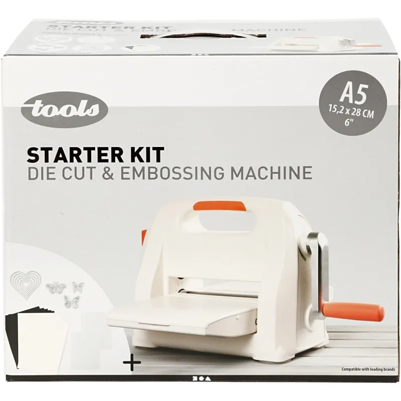 Stanz- und Prägegerät - Starter Kit, A5, Blatt 155x210 mm, 1 Set