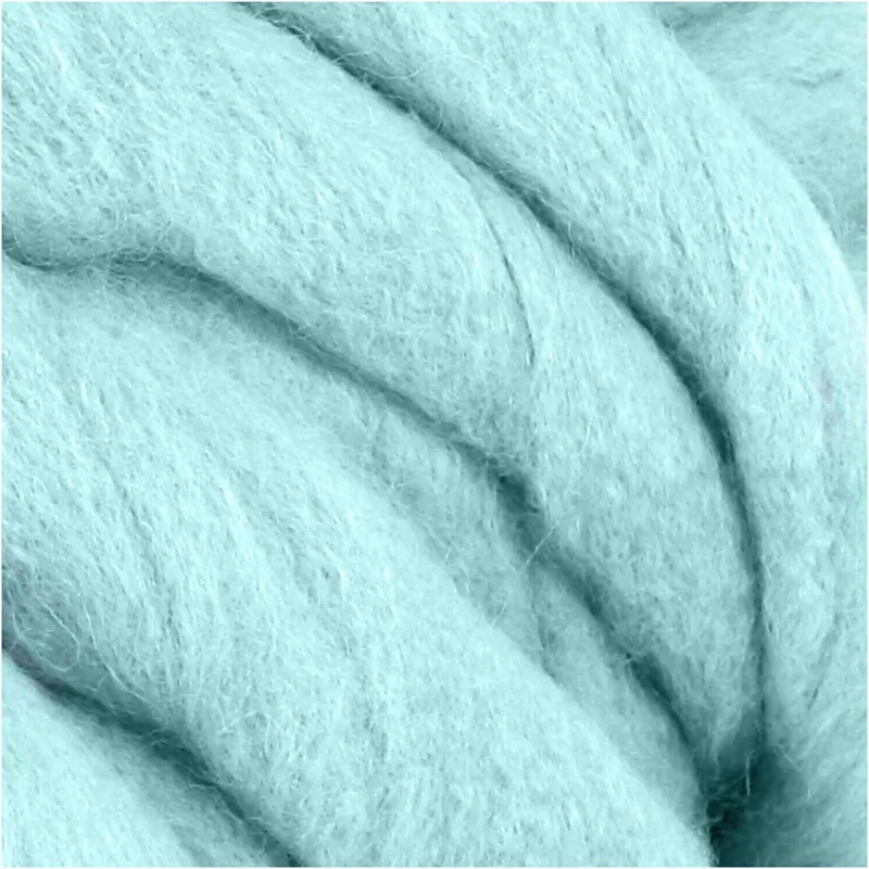 XL-Chunky-Garn aus Polyacryl/Wolle, L 15 m, Größe mega, Türkis, 300 g/ 1 Knäuel