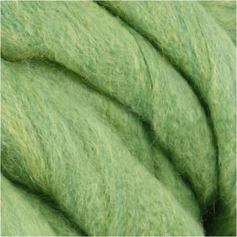 XL-Chunky-Garn aus Polyacryl/Wolle, L 15 m, Größe mega, Lindgrün, 300 g/ 1 Knäuel