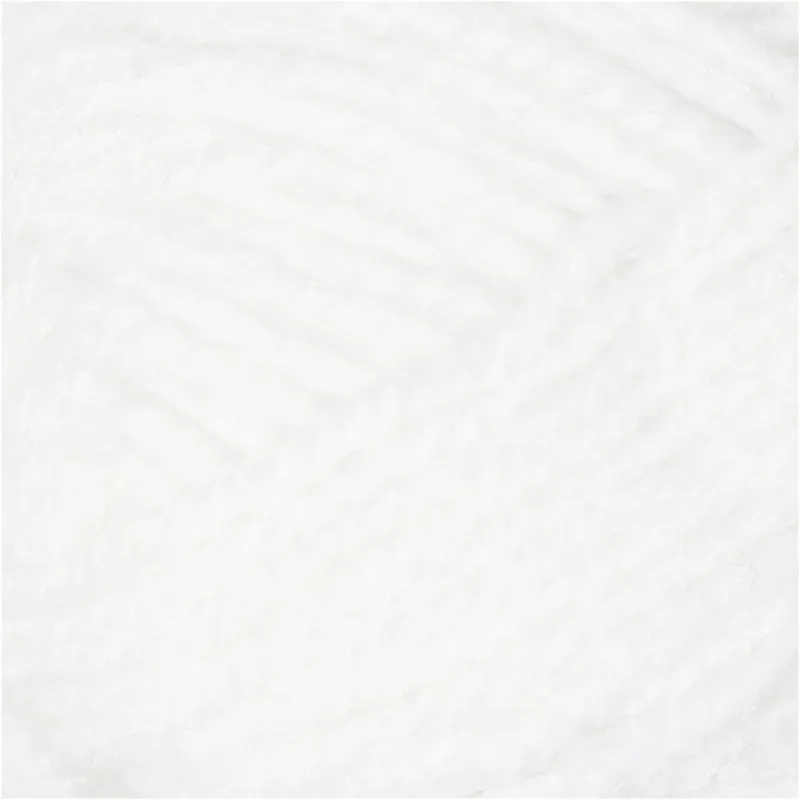 Fantasia Polyacryl Garn, L 80 m, Weiß, 50 g/ 1 Knäuel