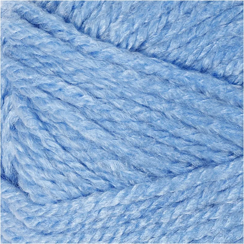Fantasia Polyacryl Garn, L 80 m, Blau, 50 g/ 1 Knäuel