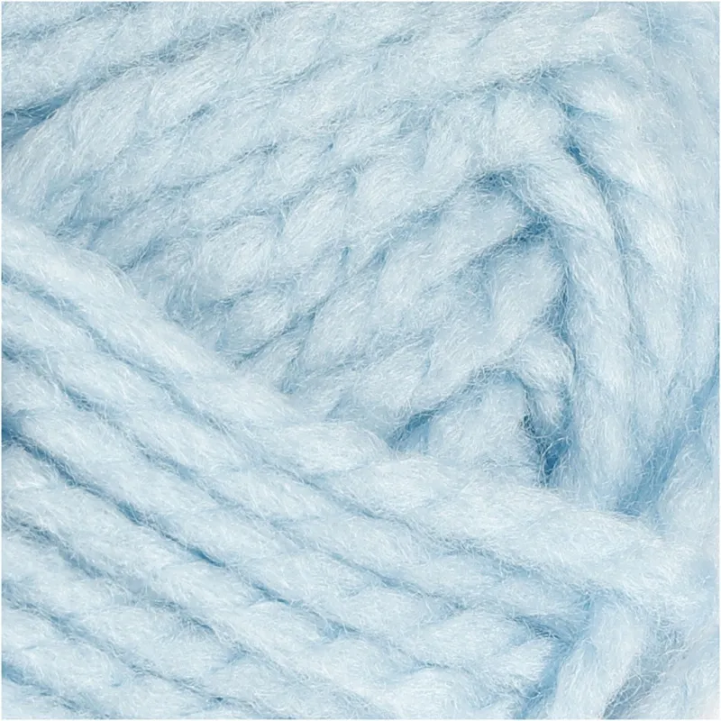 Fantasia Polyacryl-Wolle, L 35 m, Maxi, Hellblau, 50 g/ 1 Knäuel
