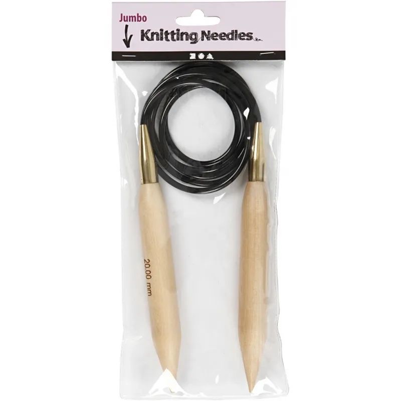 Rundstricknadel, L 150 cm, Größe 20 mm, 1 Stk