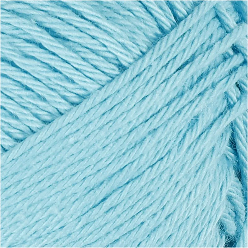 Baumwollgarn, Nr. 8/4, L 170 m, Nadel 3-3,5, Türkis, 50 g/ 1 Knäuel