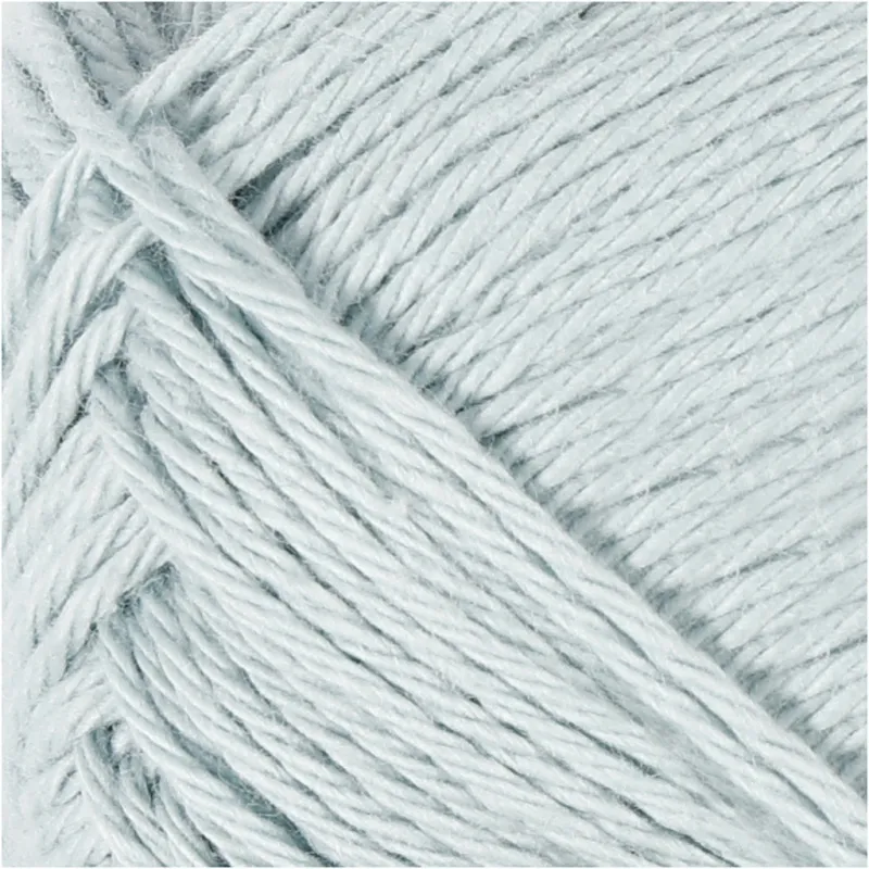 Baumwollgarn, Nr. 8/4, L 170 m, Nadel 3-3,5, Staubblau, 50 g/ 1 Knäuel