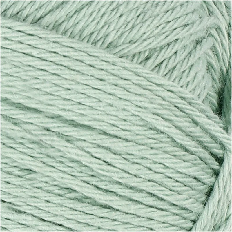Baumwollgarn, Nr. 8/4, L 170 m, Nadel 3-3,5, Mintgrün, 50 g/ 1 Knäuel