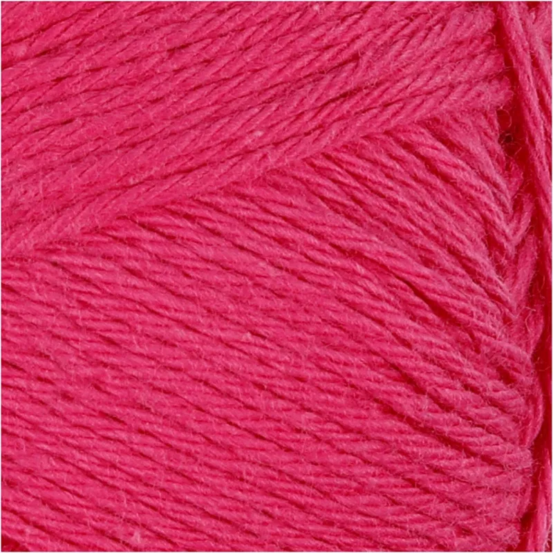 Baumwollgarn, Nr. 8/4, L 170 m, Nadel 3-3,5, Pink, 50 g/ 1 Knäuel