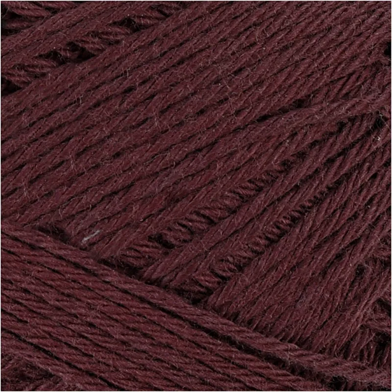 Baumwollgarn, Nr. 8/4, L 170 m, Nadel 3-3,5, Pflaumenblau, 50 g/ 1 Knäuel