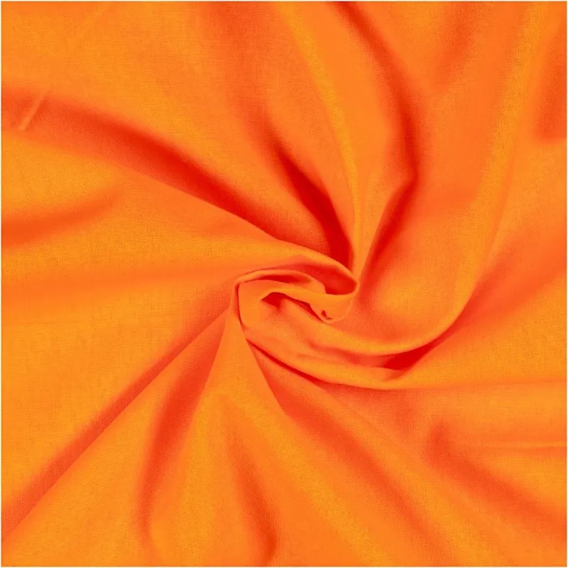 Stoff, B 145 cm, 140 g, Orange, 10 m/ 1 Rolle