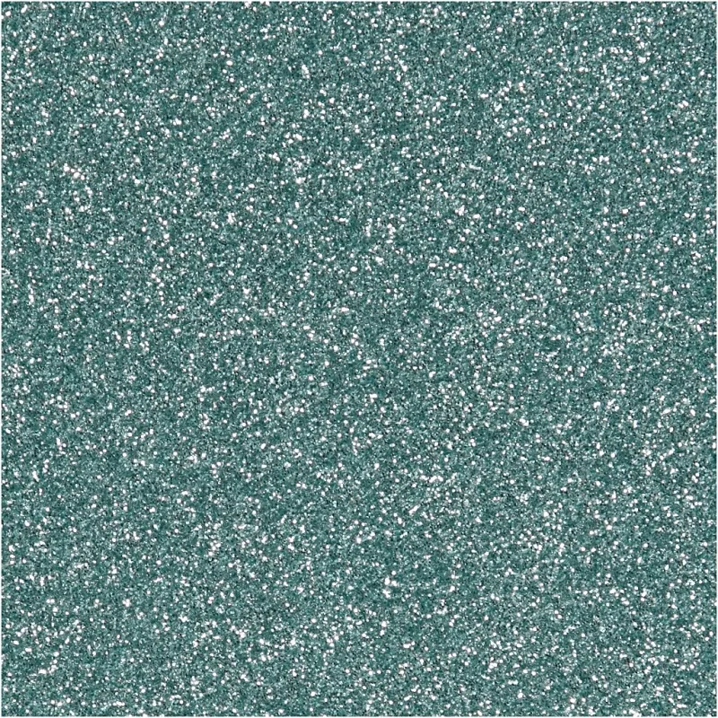 Bügelfolie, A5, Blatt 148x210 mm, Glitter, Hellblau, 1 Bl.