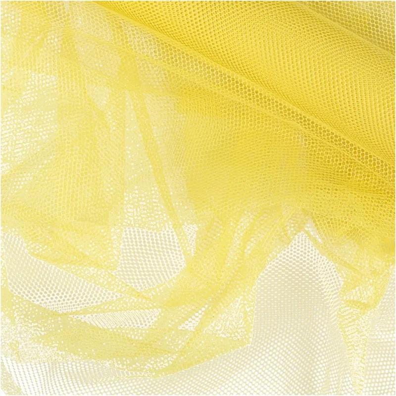 Tüll, B 50 cm, Gelb, 5 m/ 1 Rolle