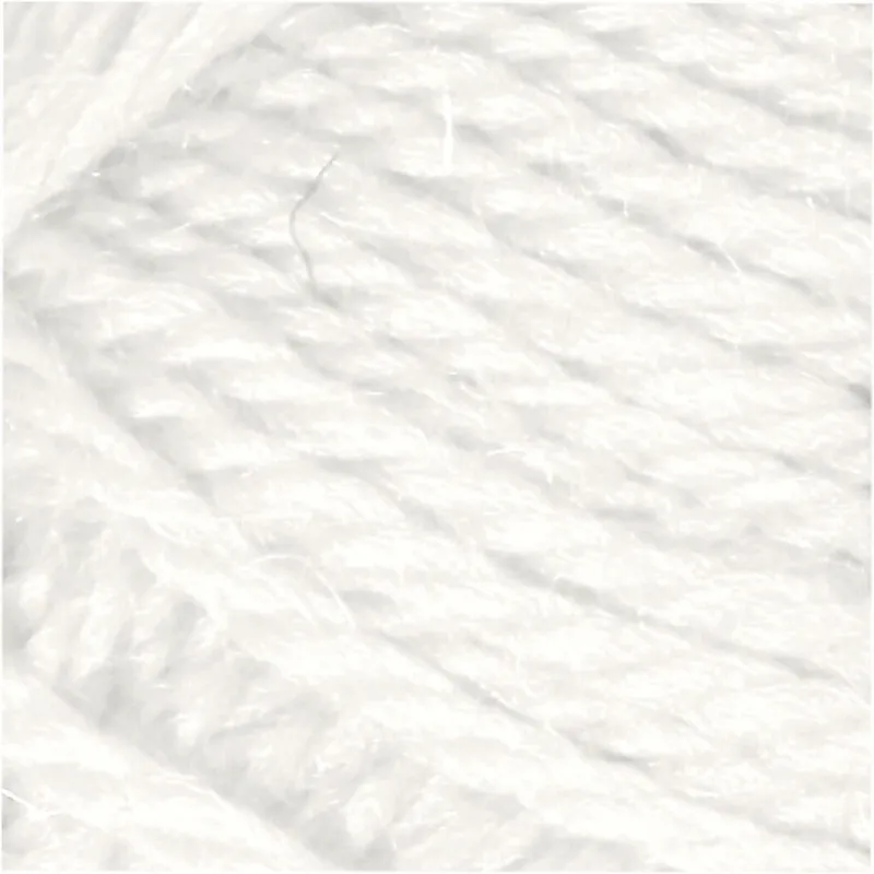 Melbourne Wool Yarn, L 92 m, Naturweiß, 50 g/ 1 Knäuel