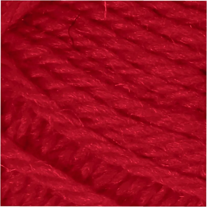 Melbourne Wool Yarn, L 92 m, Rot, 50 g/ 1 Knäuel