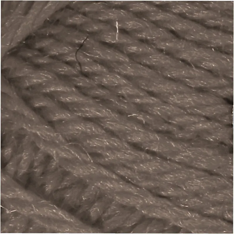 Melbourne Wool Yarn, L 92 m, Graubraun, 50 g/ 1 Knäuel