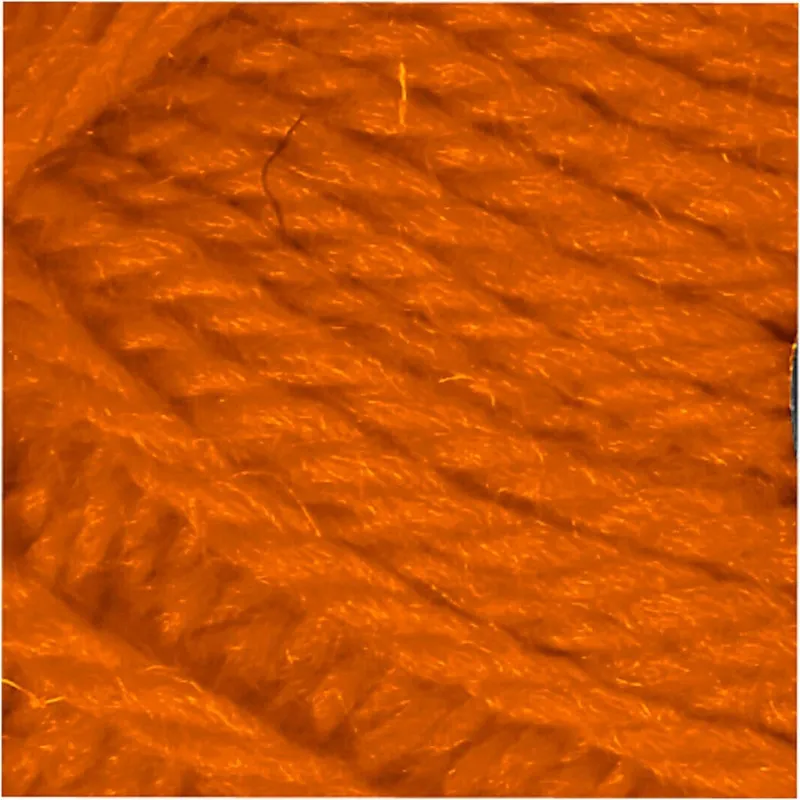 Melbourne Wool Yarn, L 92 m, Orange, 50 g/ 1 Knäuel