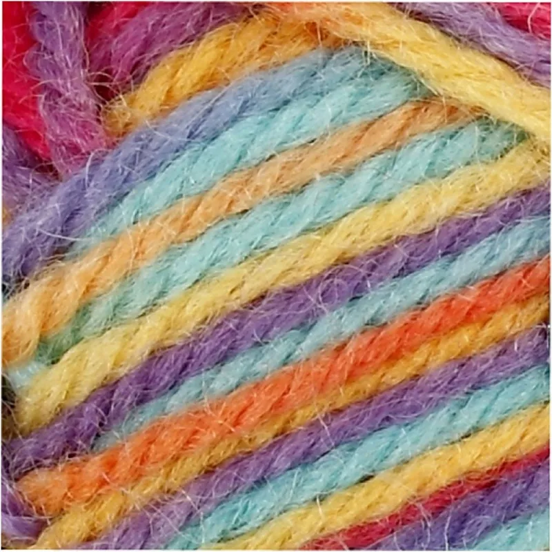 Melbourne Wool Yarn, L 92 m, Multicolor, 50 g/ 1 Knäuel