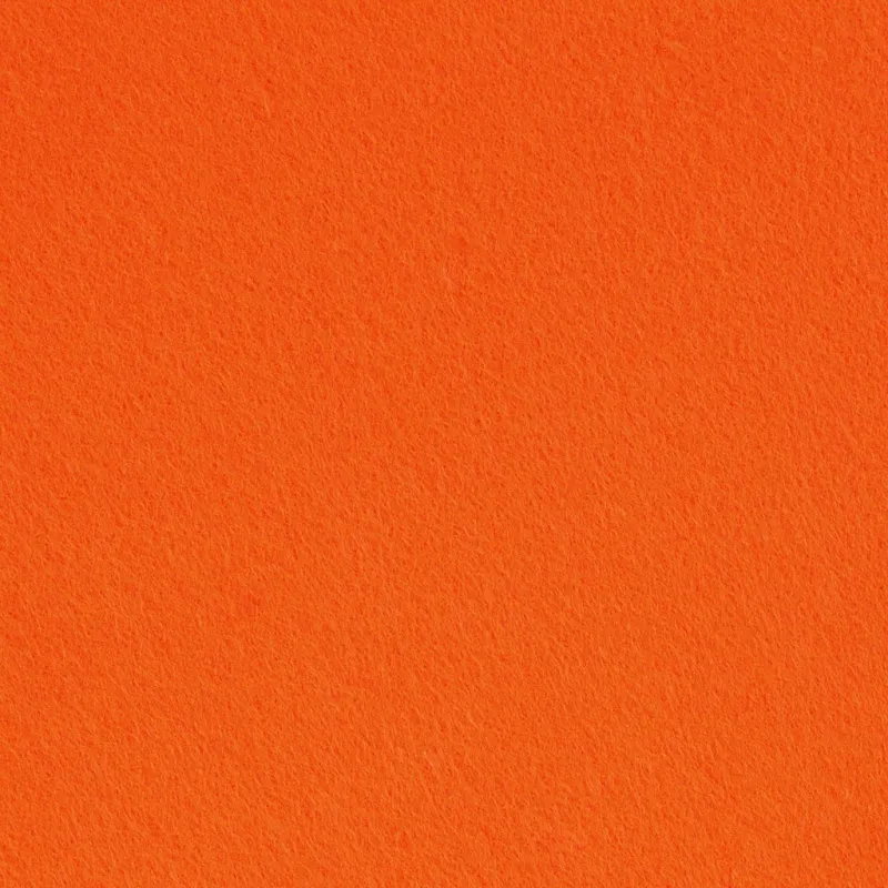 Bastelfilz, B 45 cm, Dicke 1,5-2 mm, 180-200 g, Orange, 5 m/ 1 Rolle
