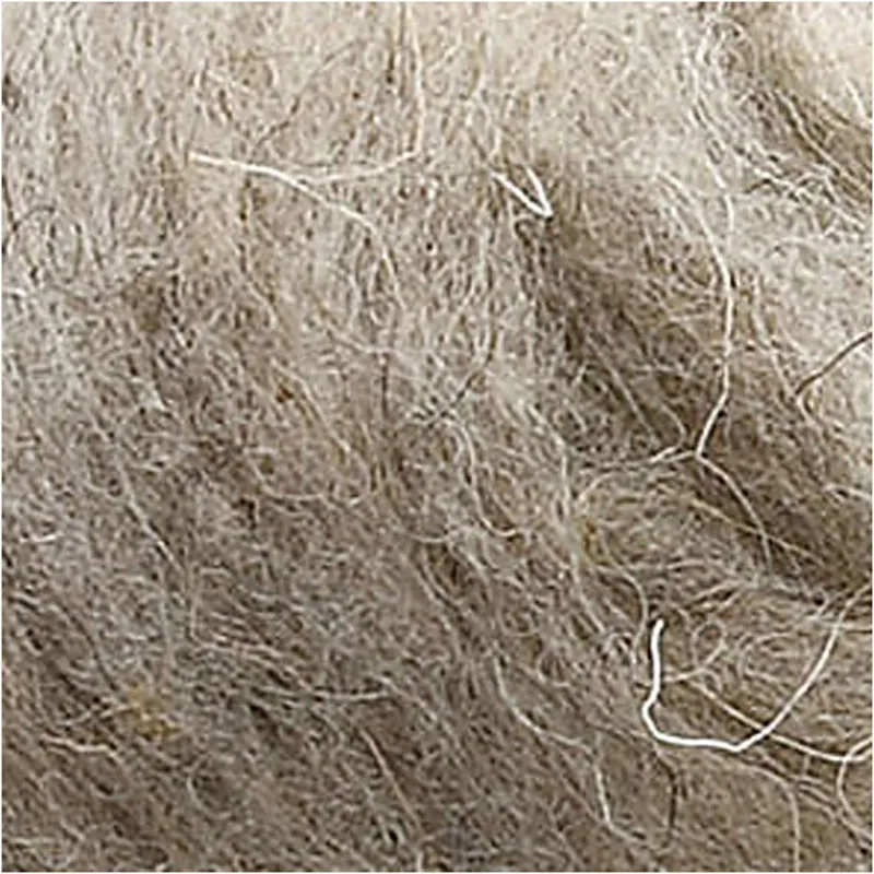 Kardierte Wolle , Natur, 100 g/ 1 Bündl.