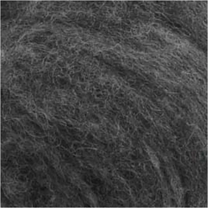 Kardierte Wolle , Naturgrau, 100 g/ 1 Bündl.