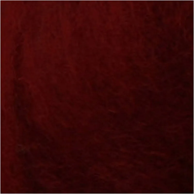 Kardierte Wolle , Feuerrot, 100 g/ 1 Bündl.