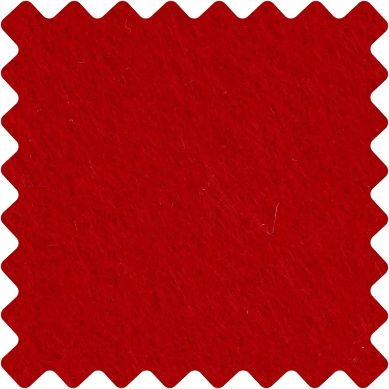 Bastelfilz, Blatt 42x60 cm, Dicke 3 mm, Rot, 1 Bl.