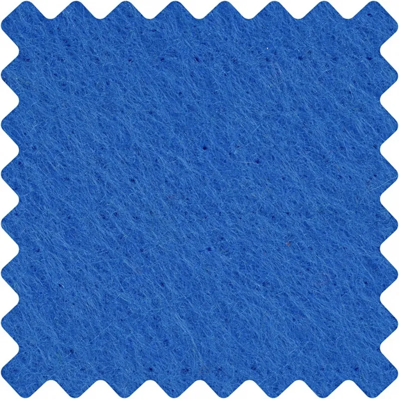 Bastelfilz, Blatt 42x60 cm, Dicke 3 mm, Blau, 1 Bl.