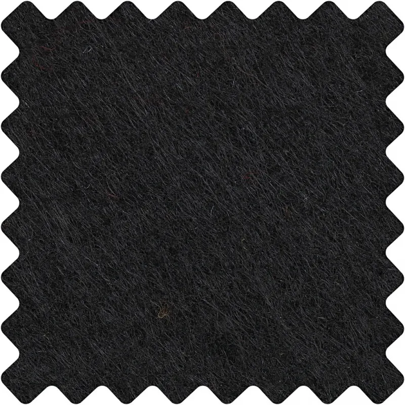 Bastelfilz, Blatt 42x60 cm, Dicke 3 mm, Schwarz, 1 Bl.