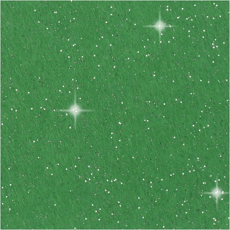 Bastelfilz, A4, Blatt 210x297 mm, Dicke 1,5-2 mm, Grün, 10 Bl./ 1 Pck