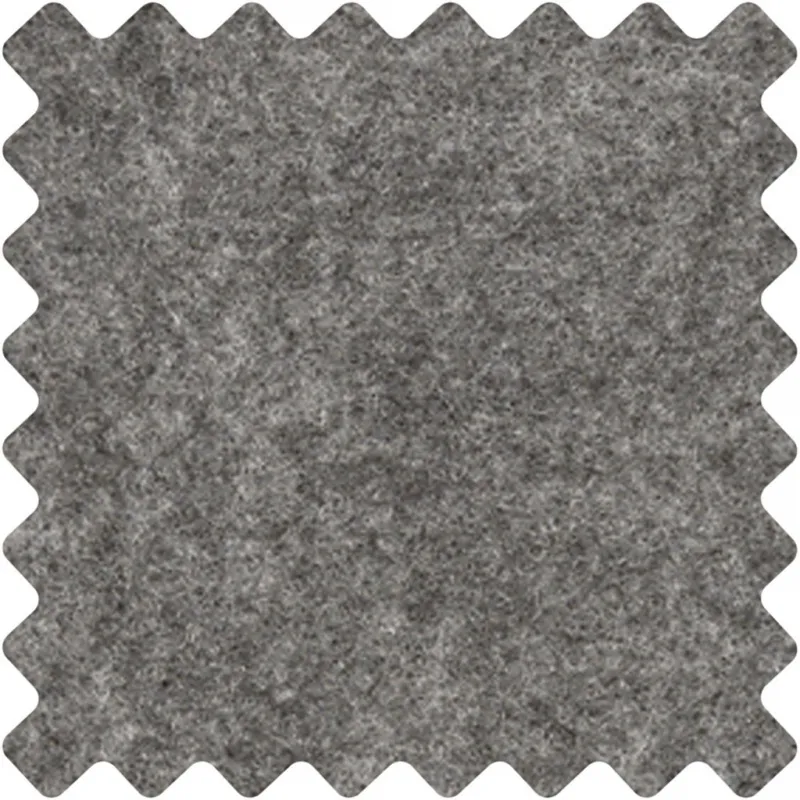 Bastelfilz, A4, Blatt 210x297 mm, Dicke 1,5-2 mm, meliert, Grau, 10 Bl./ 1 Pck