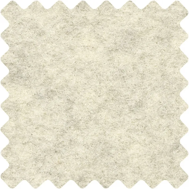 Bastelfilz, A4, Blatt 210x297 mm, Dicke 1,5-2 mm, meliert, Naturweiß, 10 Bl./ 1 Pck