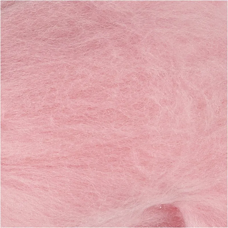 Merinowolle, Dicke 21 my, Rosa, 100 g/ 1 Pck
