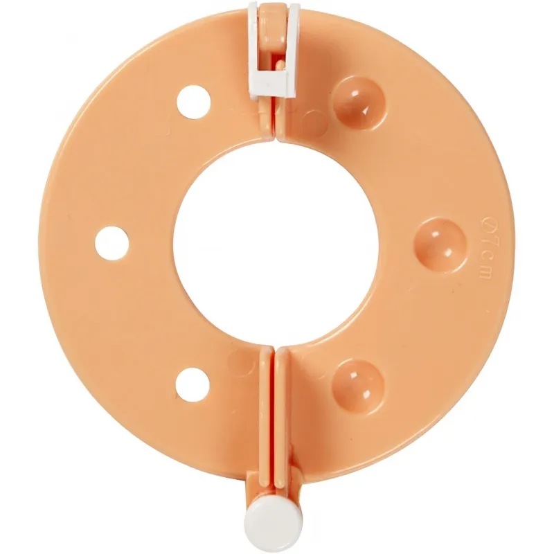 Pompon-Schablone, D 7 cm, 12 Stk/ 1 Pck