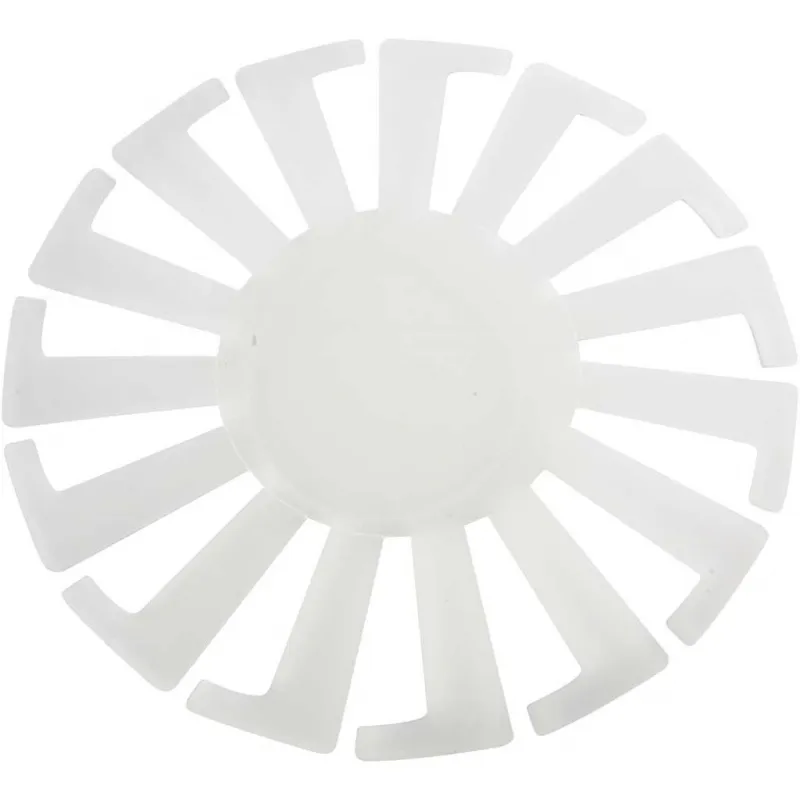Korbboden-Schablone, H 8 cm, D 14 cm, Transparent, 10 Stk/ 1 Pck