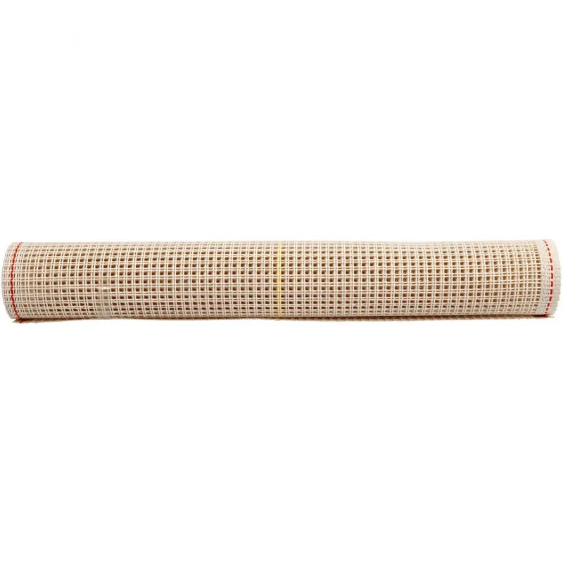 Stramin - Untergrund für Knüpfteppiche, B 50 cm, Naturweiß, 1 m/ 1 Rolle
