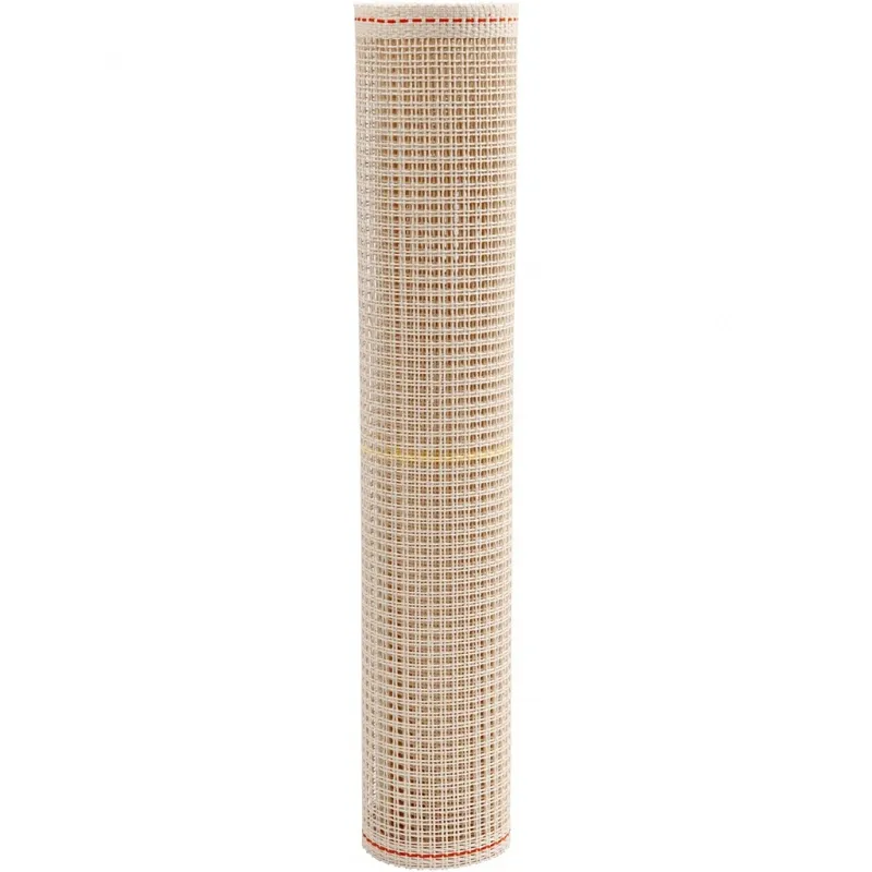 Stramin - Untergrund für Knüpfteppiche, B 50 cm, Naturweiß, 1 m/ 1 Rolle