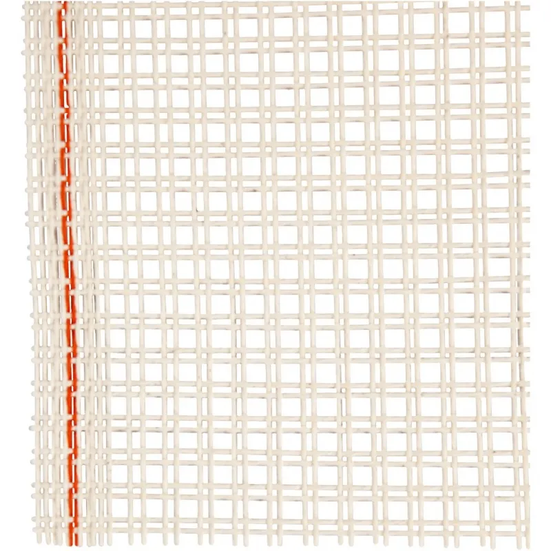 Stramin - Untergrund für Knüpfteppiche, B 50 cm, Naturweiß, 1 m/ 1 Rolle