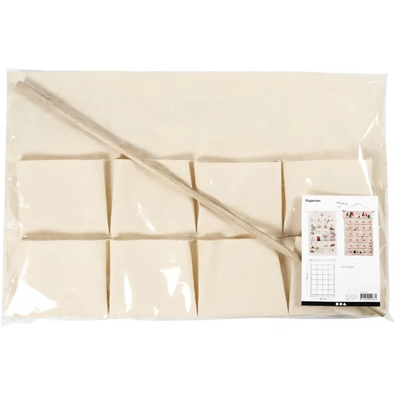Wandorganizer zum Gestalten, H 46 cm, B 34 cm, Hellnatur, 1 Stk